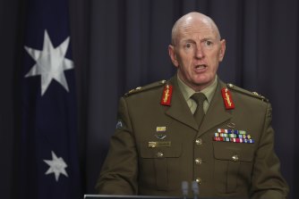 COVID-19 Taskforce Commander, Lieutenant General John Frewen.