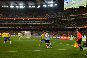 Brazil and Argentina played at the MCG in 2017.