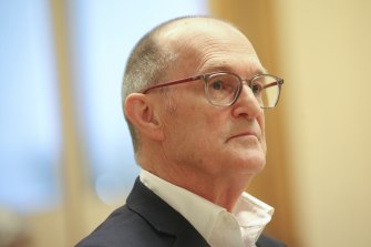 Phil Gaetjens, the Secretary of the Department of Prime Minister and Cabinet, during a Senate estimates hearing on Tuesday.