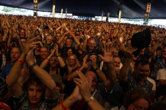 Scenes from 2015 Bluesfest. The festival will proceed this weekend despite uncertainty around the spread of coronavirus in the Byron region.