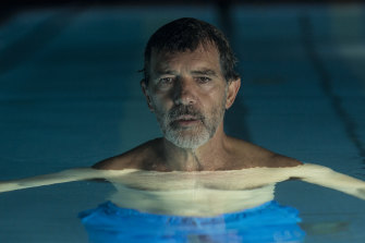 Antonio Banderas plays a film director not unlike Pedro Almodovar in Pain and Glory.