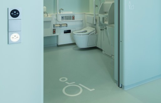 “A useful and welcoming amenity for locals and tourists alike”: Marc Newson’s public toilet in Tokyo.