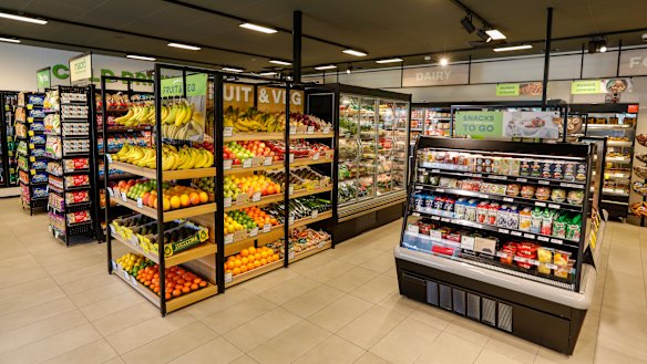 The new Caltex Woolworths store in North Ryde, Sydney.
