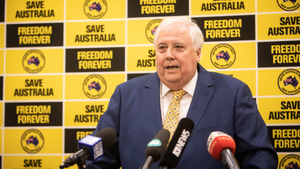 Mining magnate and former federal MP Clive Palmer dominated the political donations pool.