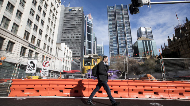 Completion of Sydney's $2.1 billion light rail line is running a year late.