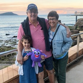 David and Rosalie Worgen with their granddaughter Sienna.