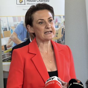 Health Minister Amber-Jade Sanderson.