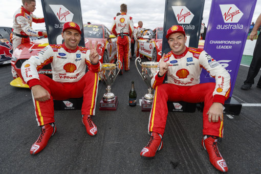 Fabian Coulthard and Scott McLaughlin.