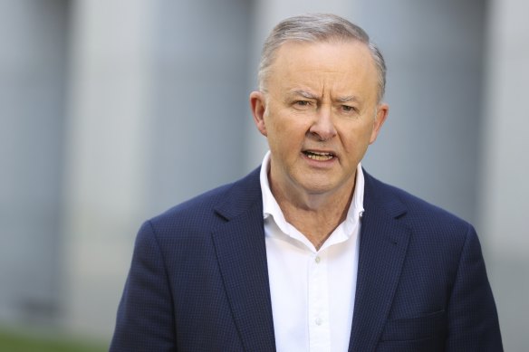 Federal Opposition leader Anthony Albanese.     