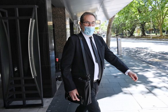 Michael Toohey, the first witness at the ICAC on Monday.