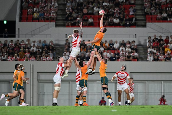The Wallabies’ lineouts were excellent, and Josh Canham turned in a near Man of the Match performance.