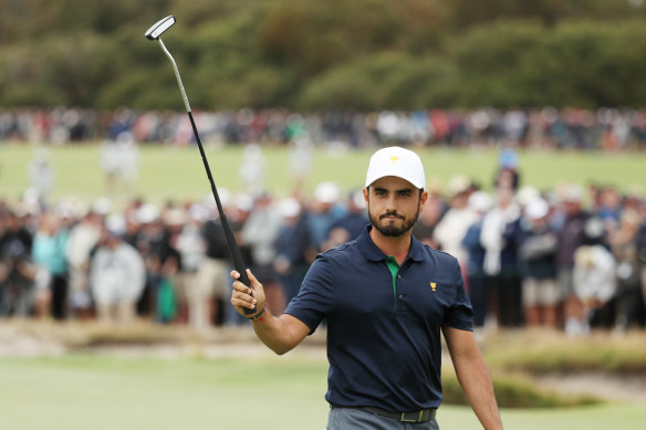 Mexico’s Abraham Ancer competed for Team International at the 2019 Presidents Cup.