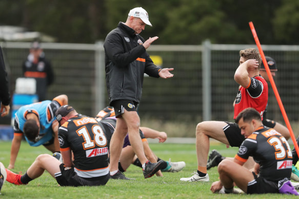 Task master: Michael Maguire is known for pushing his players hard.