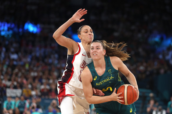 Isobel Borlase broke through for the Opals.