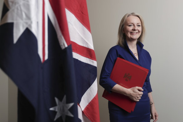 Secretary of State for International Trade Liz Truss.