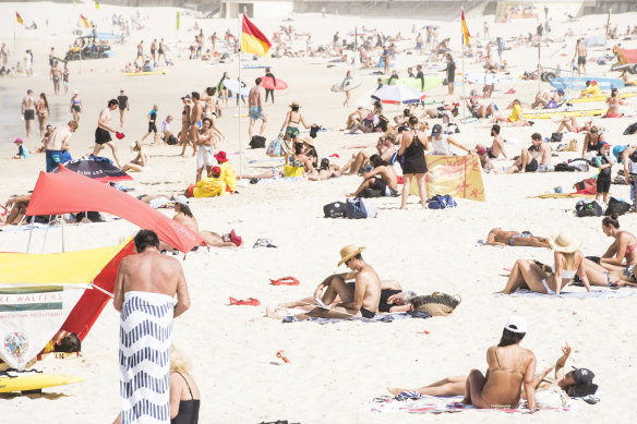 Beaches in Waverley were closed in late-March after crowds at Bondi Beach drew criticism for failing to comply with social distancing measures.