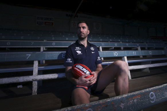 Carlton's Kade Simpson is hanging up the boots.
