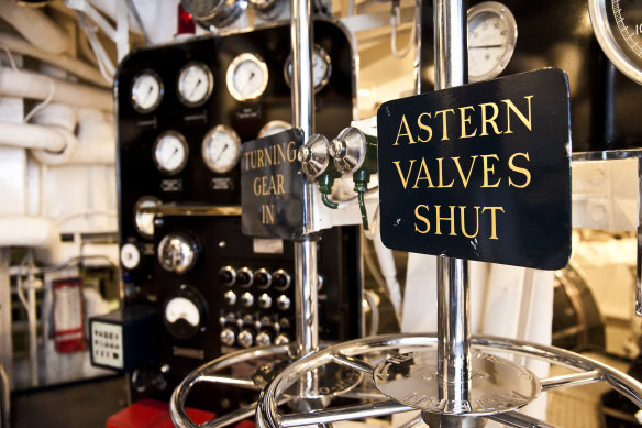 The engine room.