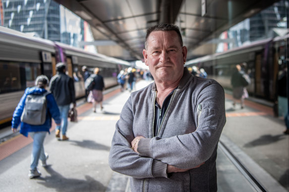 Geelong commuter David Freeman.