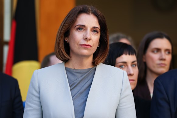 Communications Minister Anika Wells.