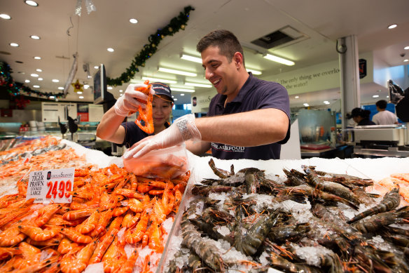 The Sydney Fish Market is open longer than usual on Good Friday.