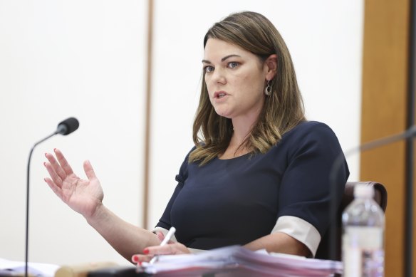 Greens senator Sarah Hanson-Young.