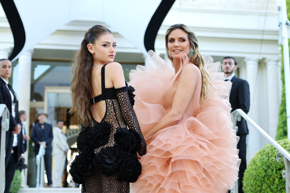 With daughter Leni at last year’s Cannes International Film Festival. 