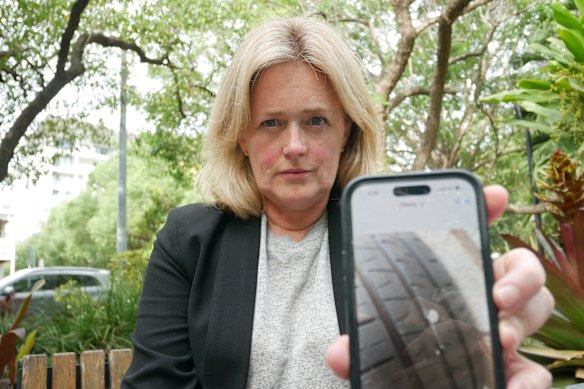 Redlands Mayor Jos Mitchell says the screws are always in the driver’s side rear tyre.