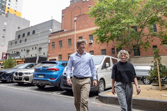 The Marriners at the side of the Comedy Theatre. The siblings want to redevelop to improve the back of house.