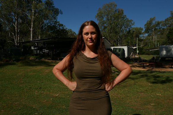 Natalie Taylor says flood maps have unfairly affected her land. 