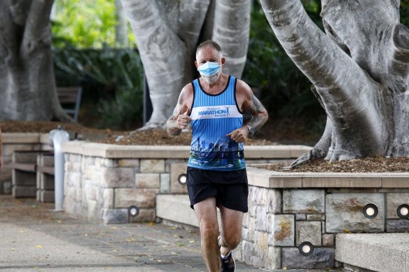 The city of Brisbane resembled a ghost town during the January lockdown.