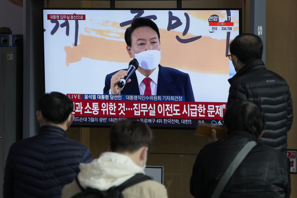 South Korean President-elect Yoon Suk-yeol.