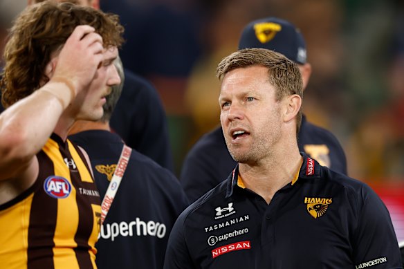 Hawks coach Sam Mitchell.