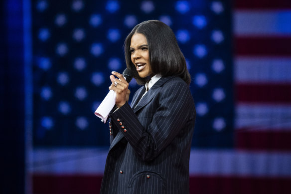 Commentator Candace Owens has made claims about a range of minority groups, including trans people. 