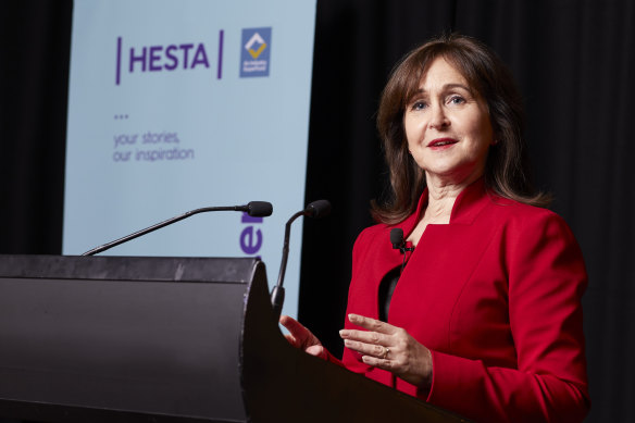 HESTA chief executive Debby Blakey says large super funds have to help solve the dilemma of providing affordable advice.