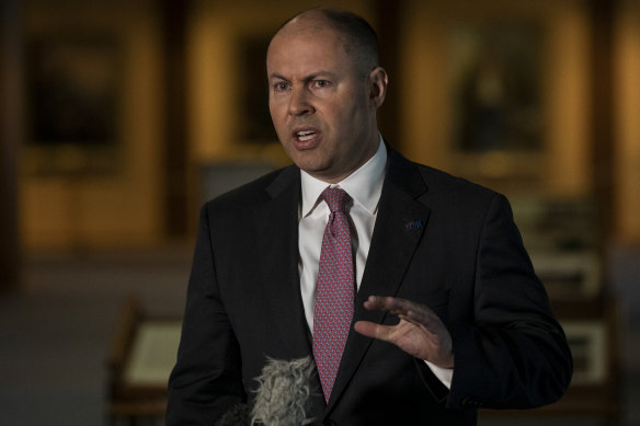 Treasurer Josh Frydenberg says the government will bring forward tax cuts.