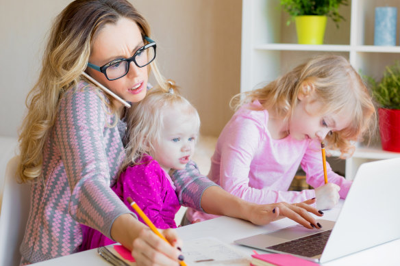 Balancing work and a role as a stay-at-home mum often affects a woman's ability to save for retirement.