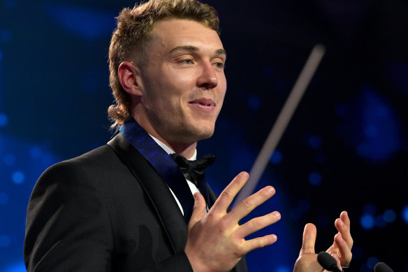 Stunning victory: Patrick Cripps.