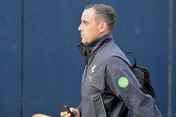 Nick Austin on the day both he and Michael Voss resigned from their roles at Carlton.