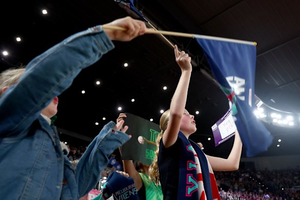 The Vixens’ vocal home crowd.