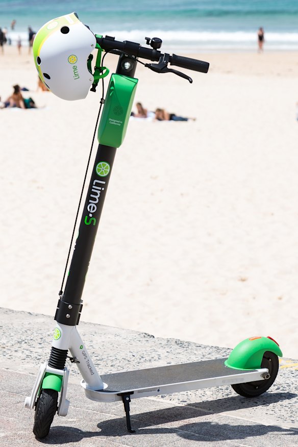 The scooter that Lime expects to see popping up in Sydney.