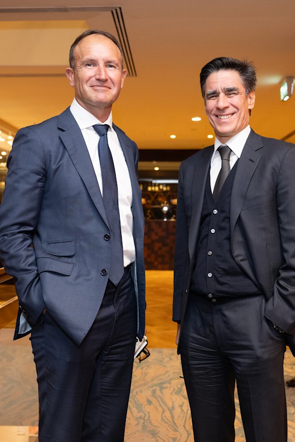 Antony Shaw, HSBC and Nuno Matos, ANZ CEO.