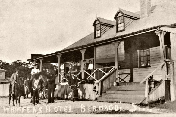 A pub has been operating on the site of the Bermagui Beach Hotel since 1895 under various names including Whiffens Hotel.