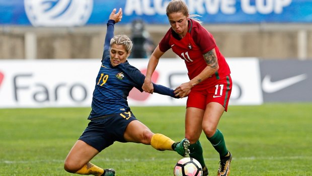 Katrina Gorry has been added to Australia's injury list after their 0-0 draw with Portugal.
