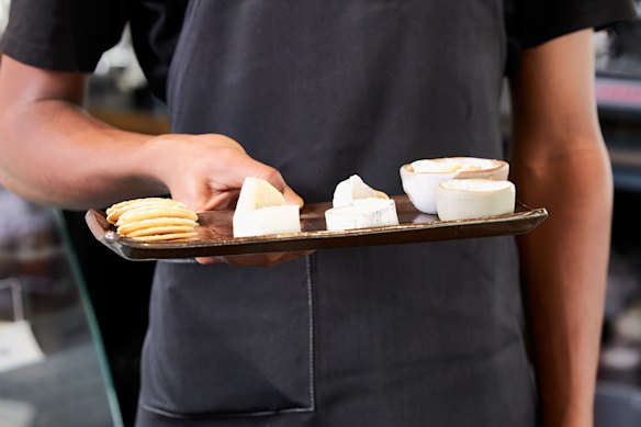 Visitors to Yarra Valley Dairy can order simple or more complex cheese-tasting plates.