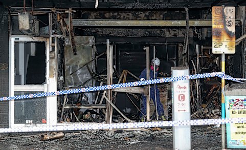 A fire on July 1 in Richmond gutted this tobacco store.
