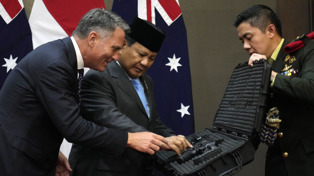 Richard Marles gun-shy over Indonesian presidential gift from Prabowo