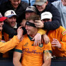 Wallabies make it three out of three after surviving Georgian scare