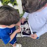 Photo from Princess Eugenie Instagram showing ultrasound after announcing she was pregnant.