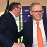 Prime Minister Anthony Albanese and Premier Daniel Andrews together this week at Monash University 